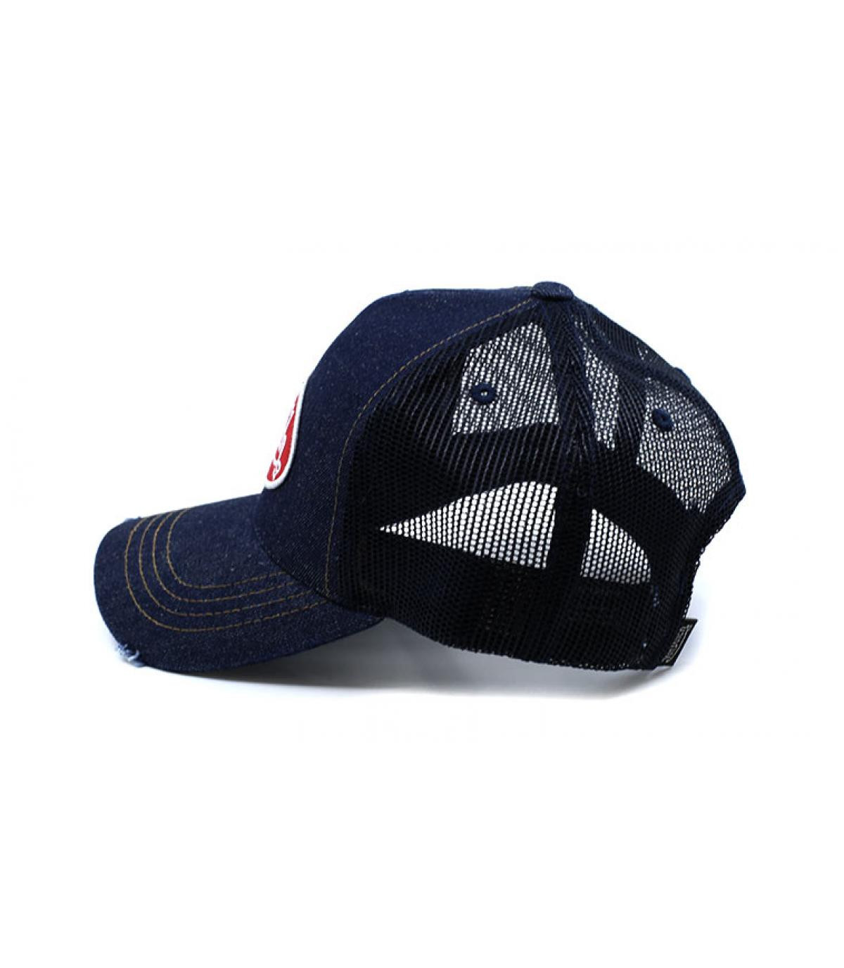 Von Dutch Cap Von Dutch Denim roter Patch